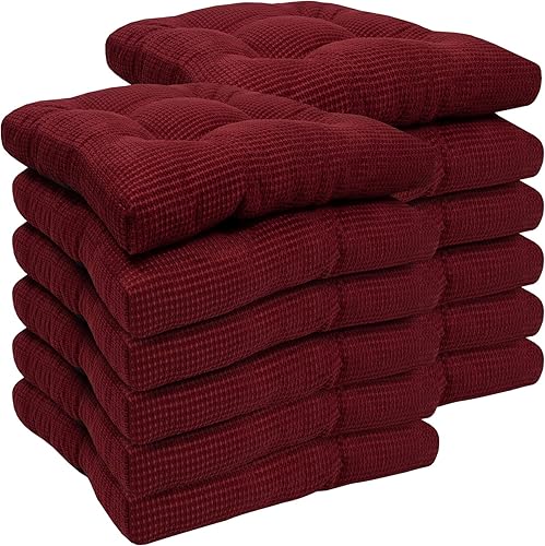 Miniatura 8 de Sweet Home Collection - Cojín de espuma de memoria triturada para silla (con parte trasera de goma antideslizante)