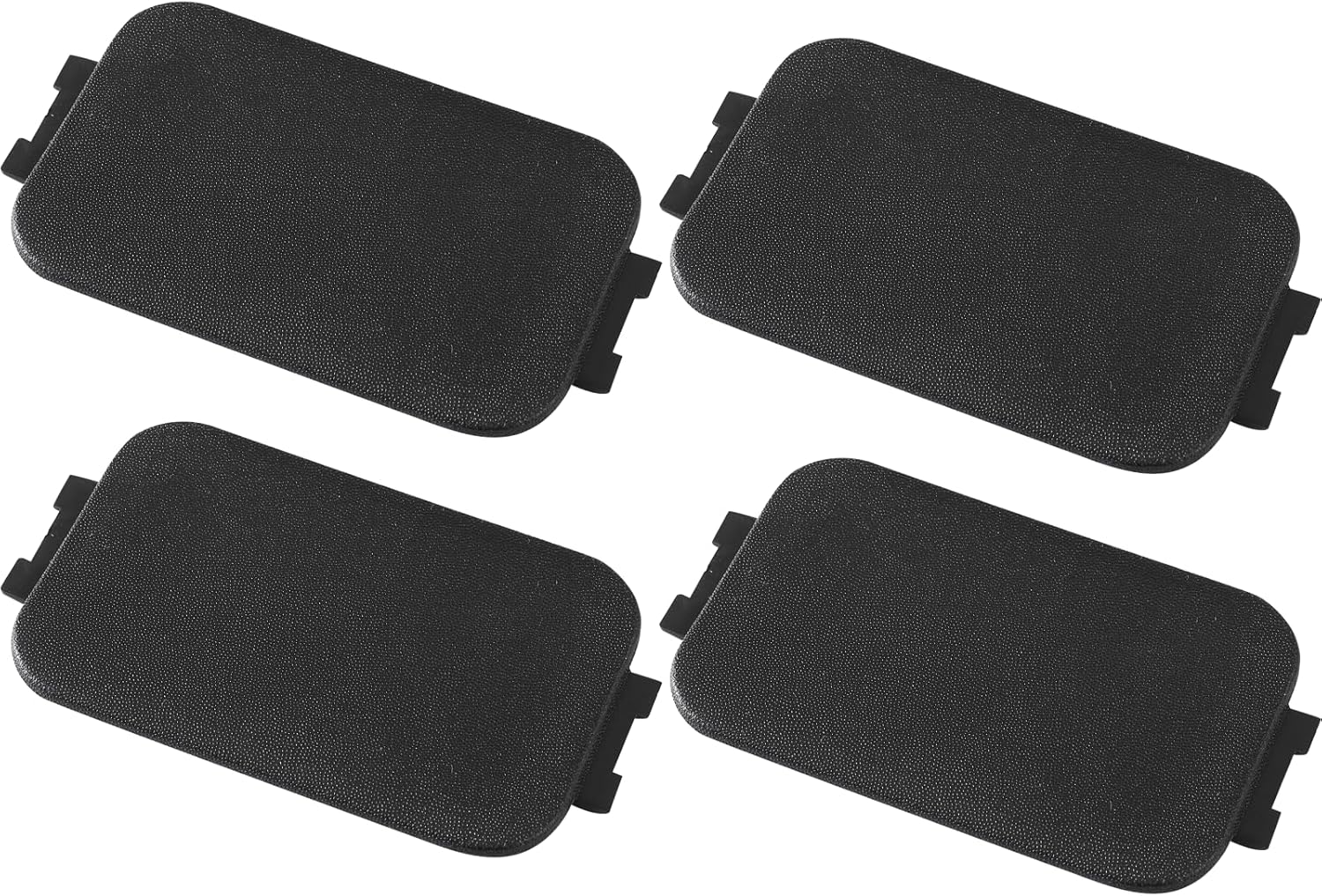 Casrram Truck Bed Rail Caps for Ford F-150 1997-2014, F-250/F-350 Super Duty 2002-2016 - 4 Pack Stake Pocket Covers Replace 5L3Z99290D90AAA