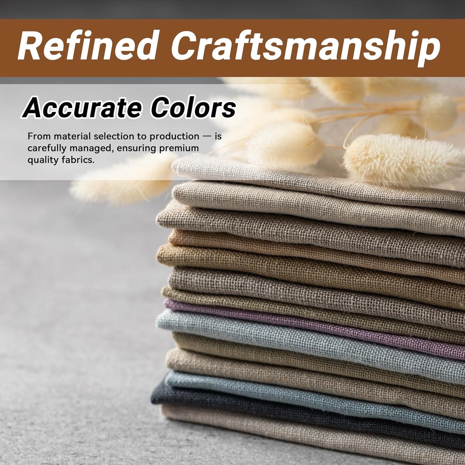 Amgo Custom Size Cushion Cover, Replaceable Bench Cushion/Chair Cushion Cover, Indoor/Outdoor Furniture/Window Seat Cushion Cover, 100+ Colors/Fabrics Can Choose (Custom Sizes) (8 Inch Thick)