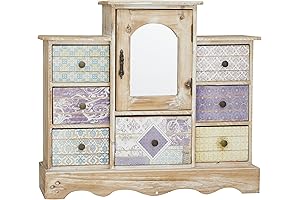 Deco 79 Vintage Chest of Drawers for Jewelry Organizer