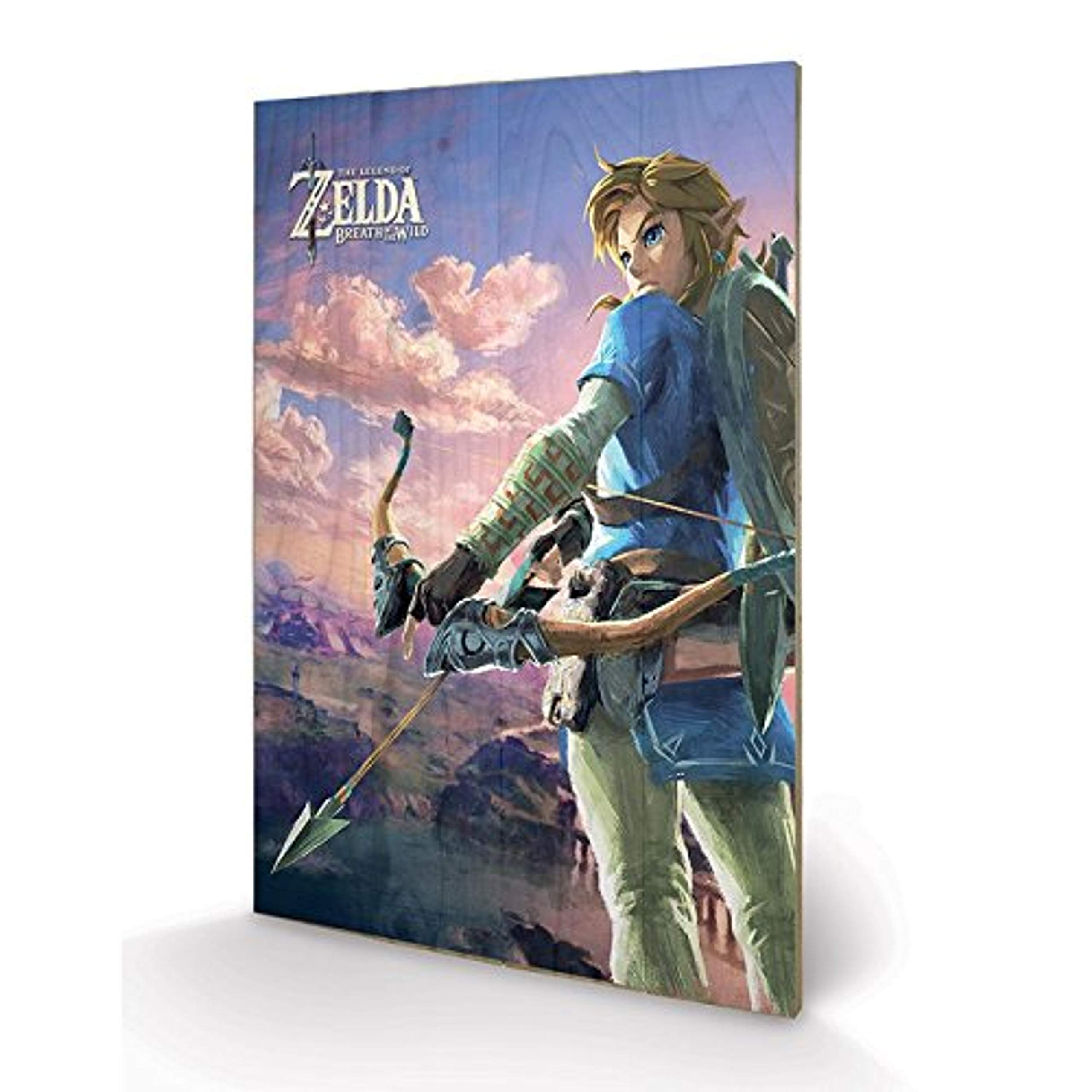 Tableau en bois Zelda Breath of the Wild déco murale gaming