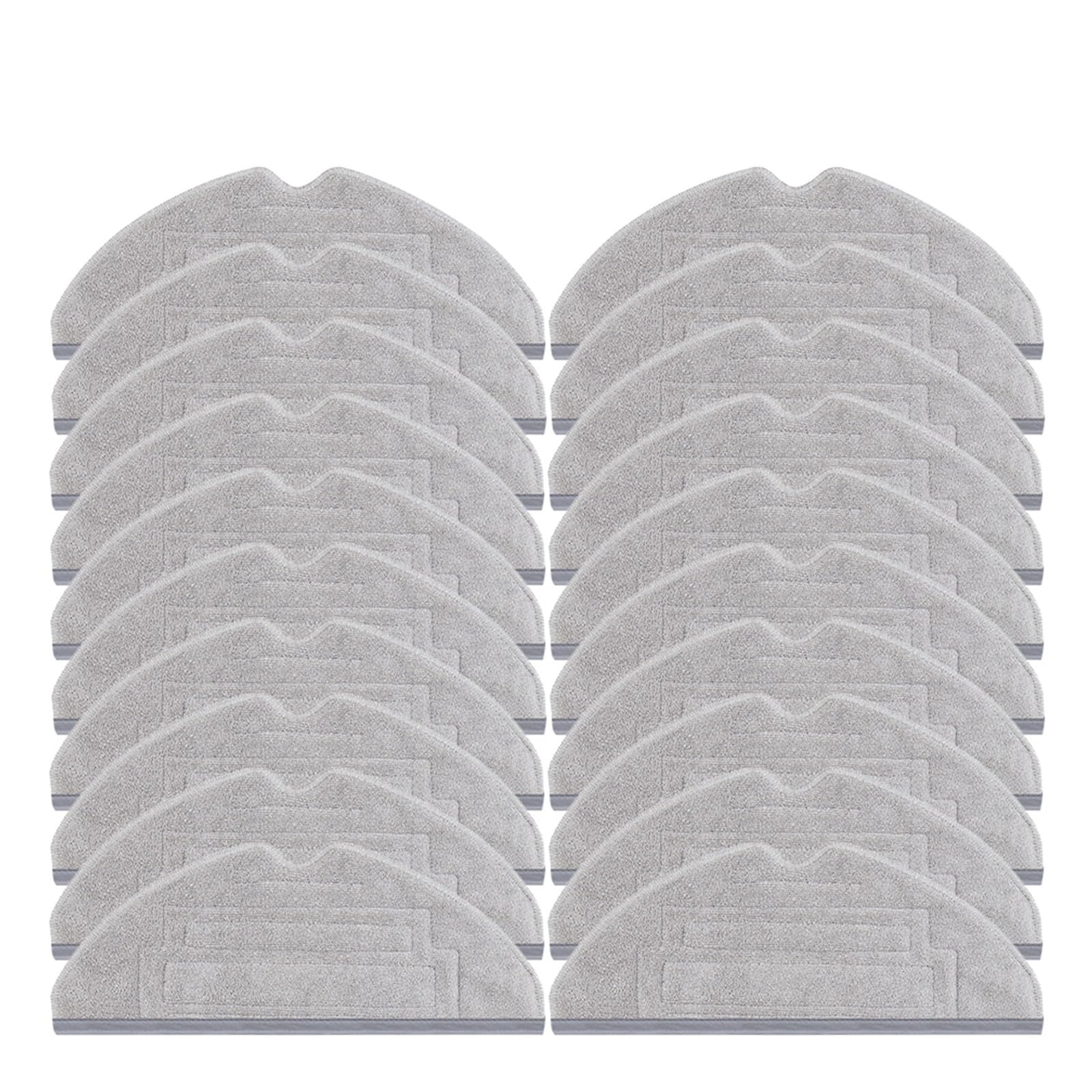 Vividcrate 20Pcs Robot Mop Cleaner Parts,Compatible For Roborock,S8 Plus S8 Pro Ultra G20 Reusable Washable Mopping Pad Accessories