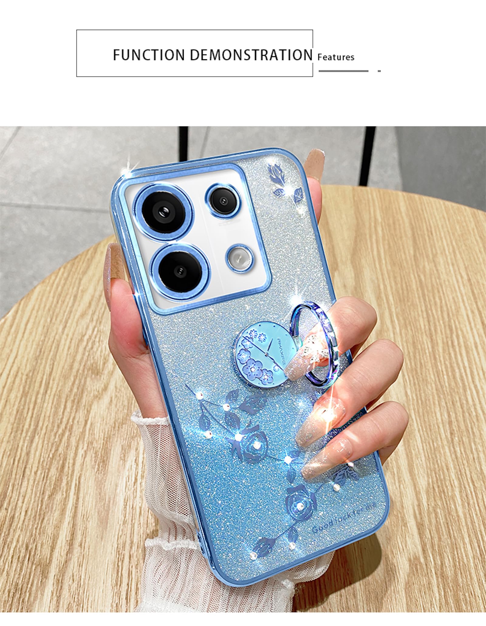 Carcasa COOL Para Xiaomi Redmi Note 13 Pro Plus 5G Cover Celeste - Cool Accesorios