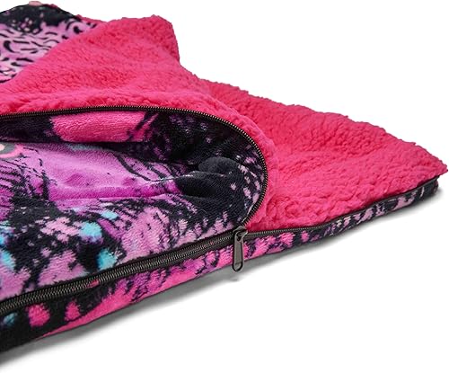 Miniatura 5 de Northwest Hello Kitty Cloud - Bolsa de dormir Sherpa de 27 x 62 pulgadas, Slumber Kitty