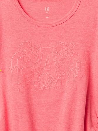 Gap Girls' Rouched Logo Tee