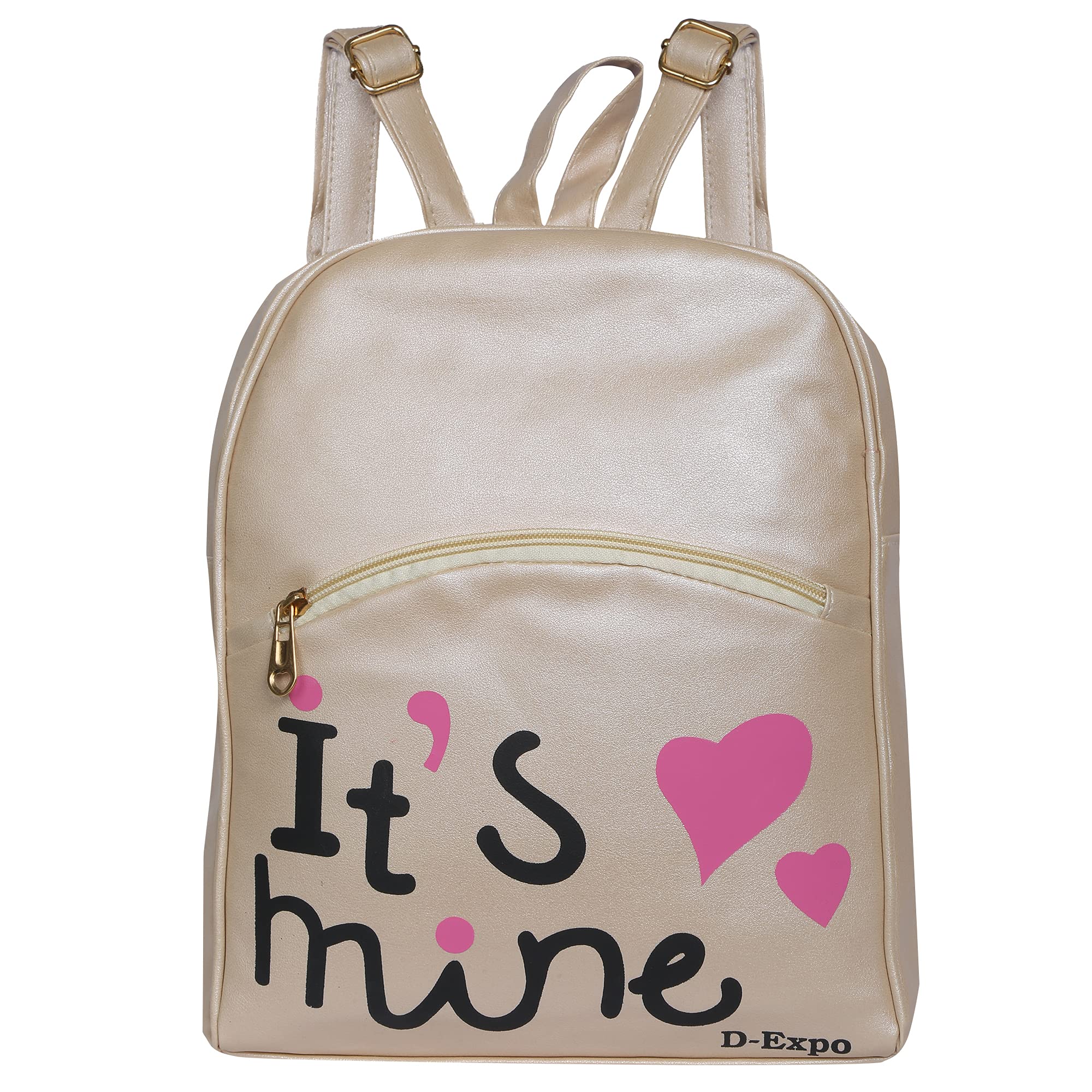 Divyansh Collection Cute Its mine Print Backpack for Women, College bags for girls Small Women Backpacks | School Bag for Girls