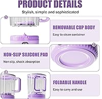 Vista 5 de Lavadora para ropa interior, lavadora mini portátil de 2.5L de actualización, mini lavadora de limpieza profunda para ropa pequeña para apartamento