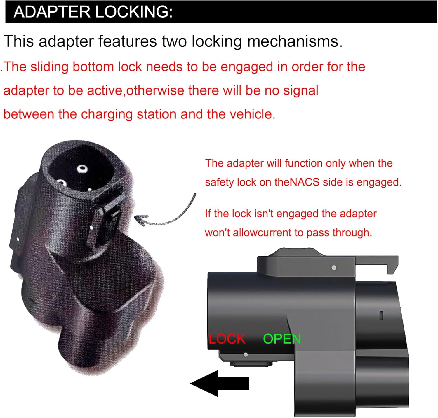 Tesla Supercharger NACS to CCS1 Electric Vehicle Adapter - 500 Amps / 1,000V, Tesla V3/V4 DC Charging Stations Supercharger Adapter, 250KW DC Fast Charging