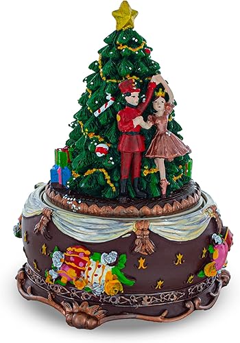 Ballerina Dancing with Nutcracker Spinning - Figura musical