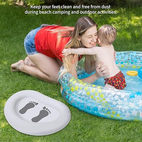 Miniatura 5 de Cuenca inflable de baño de pies para piscina, lavabo de pies para escalera de entrada de piscina, lavabo de pies para piscinas sobre el suelo,