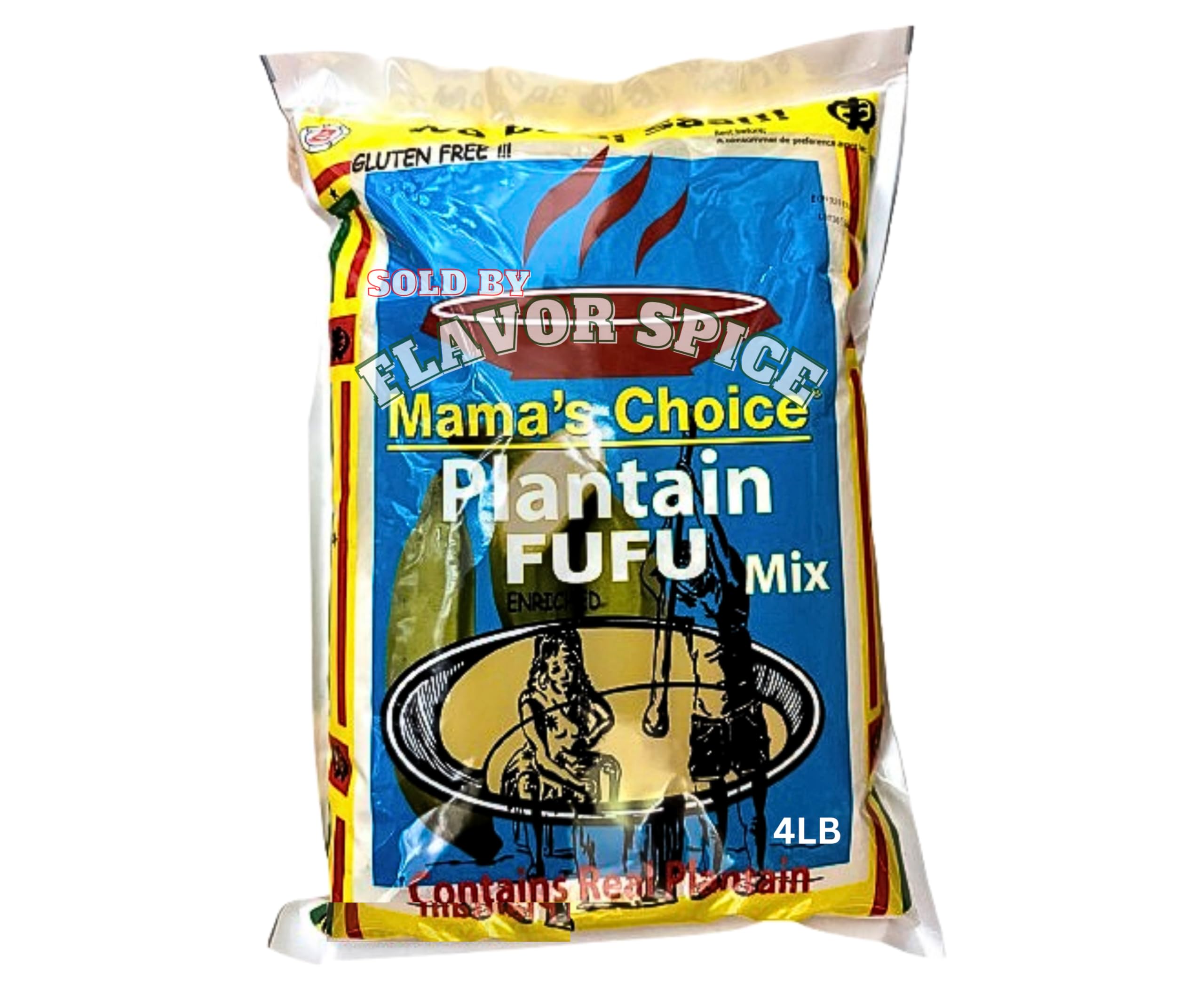 Plantain Fufu Mix 1.5KG | Mamia's Choicee | 1 BAG