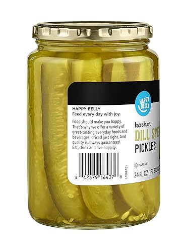 Miniatura 4 de Marca Tienda  Happy Belly Kosher eneldo pepinillo lanzas 24 onzas