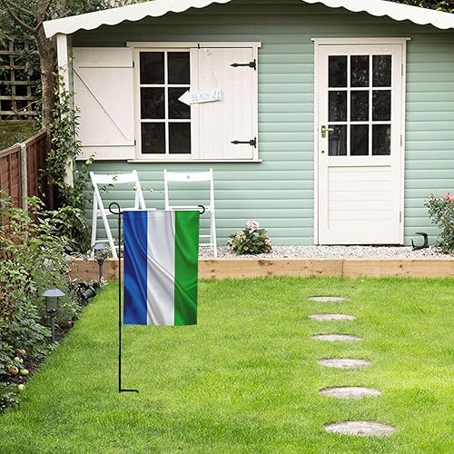 Miniatura 6 de Garden Flag Flag of Sierra Leone 12x18 Double Sided Home Outdoor Yard Décor