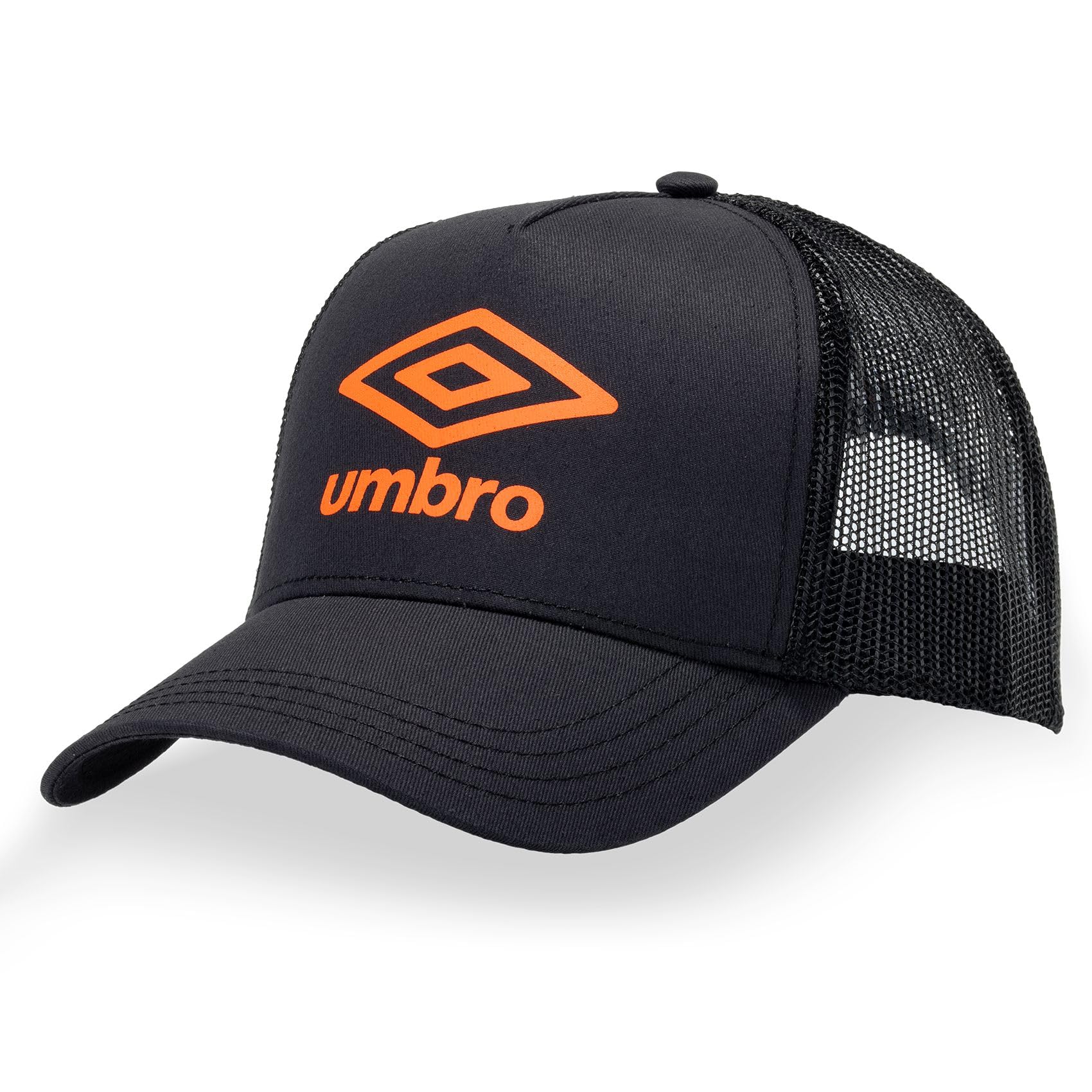 Umbro Men's Dark Grey / Orange Baseball Cap, Dark Grey/Orange, One Size