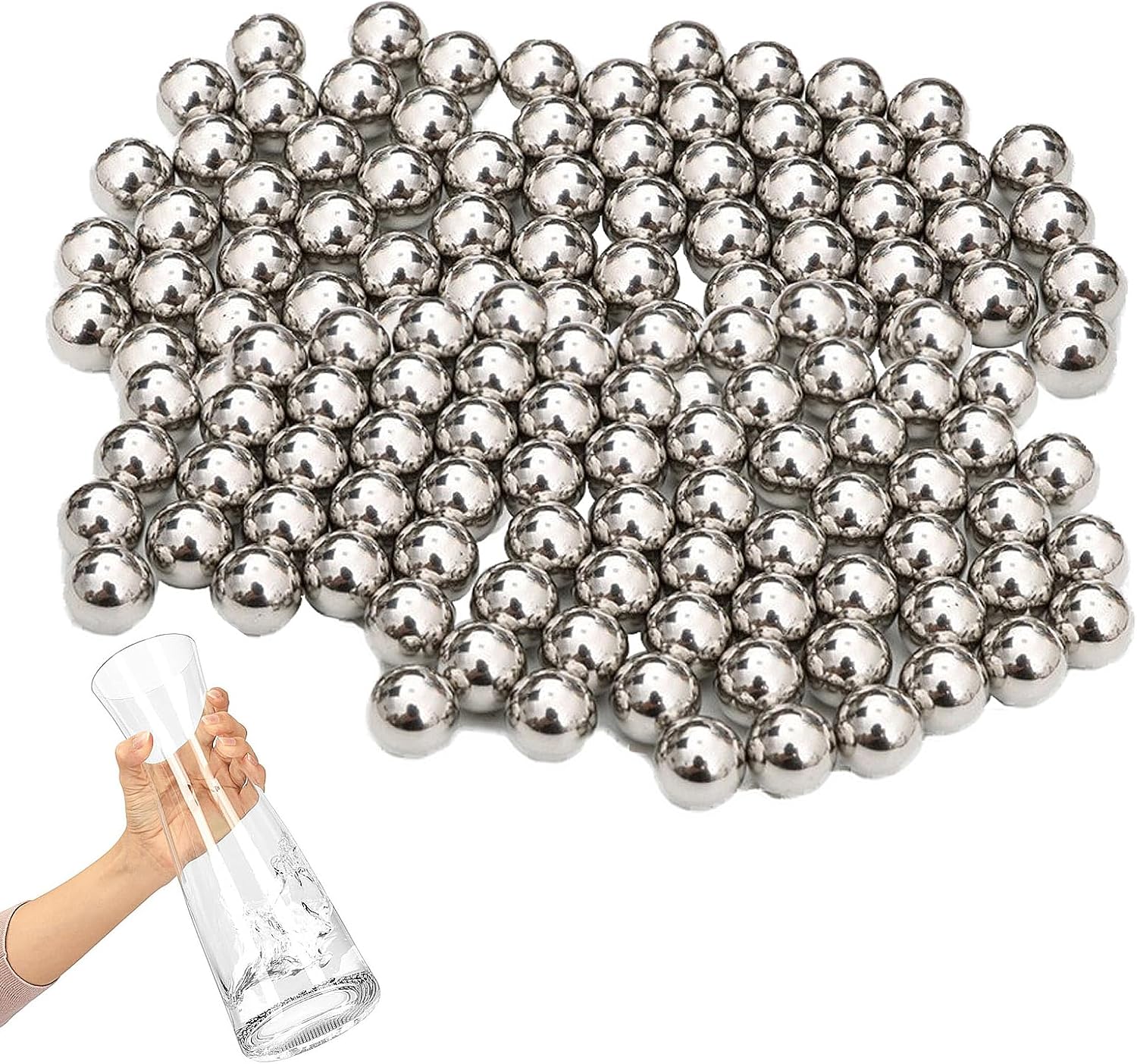 200 Stück Stahlkugeln 6 Mm – Kohlenstoffstahl, Präzise, Geschmiert – Für Lager, Rollen & Fahrräder