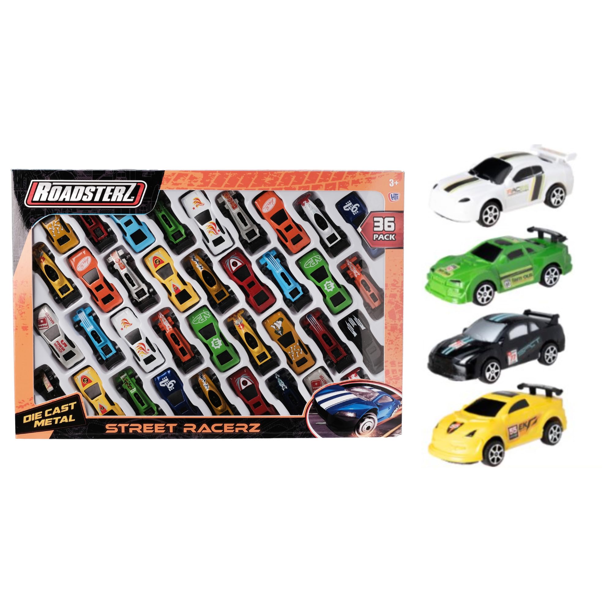 HTI Roadsterz Toy Car Playset, Multicolor, Small
