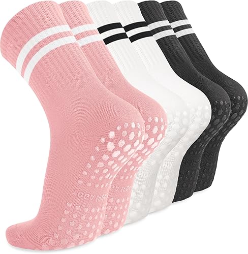 Miniatura 1 de Diu Life Calcetines de yoga con agarre para mujer, antideslizantes, pilates, entrenamiento, barra pura, ballet, baile, hospital