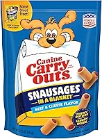 Vista 13 de Canine Carry Outs Golosinas para perros, sabor a carne y queso, 47 onzas