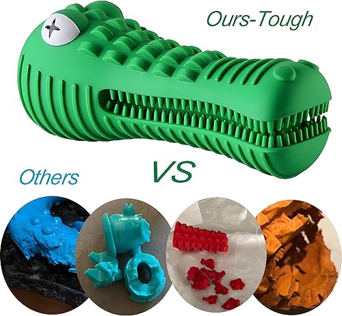 Miniatura 5 de Juguetes para perros para masticadores agresivos, juguetes masticables para masticadores agresivos, cuidado dental para limpieza de dientes,