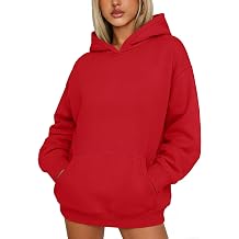 YUCOLEN Women Oversized Hoodies Fleece Pullover Sweatshirt with Pocket