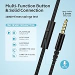 AILIHEN Headphones Wired 12-Pack Bulk for School Students Kids K-12 Classroom,Adjustable, Foldable, Over-Ear Headsets with Microphone HD Stereo Sound 3.5mm Jack for Chromebook, Laptop (Black)