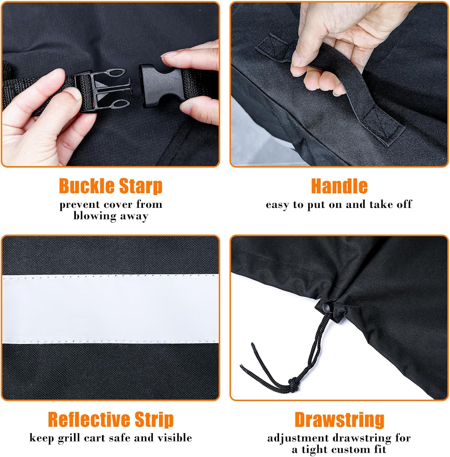 Prep Table Cover, Outdoor Dining Cart Cover, Pizza Oven Cart Covers, 53 Inch Waterproof Grill Cart Table Cover for Keter Unity XL, Food Prep Table, 600D Oxford, Anti-UV, 53''x26''x28''