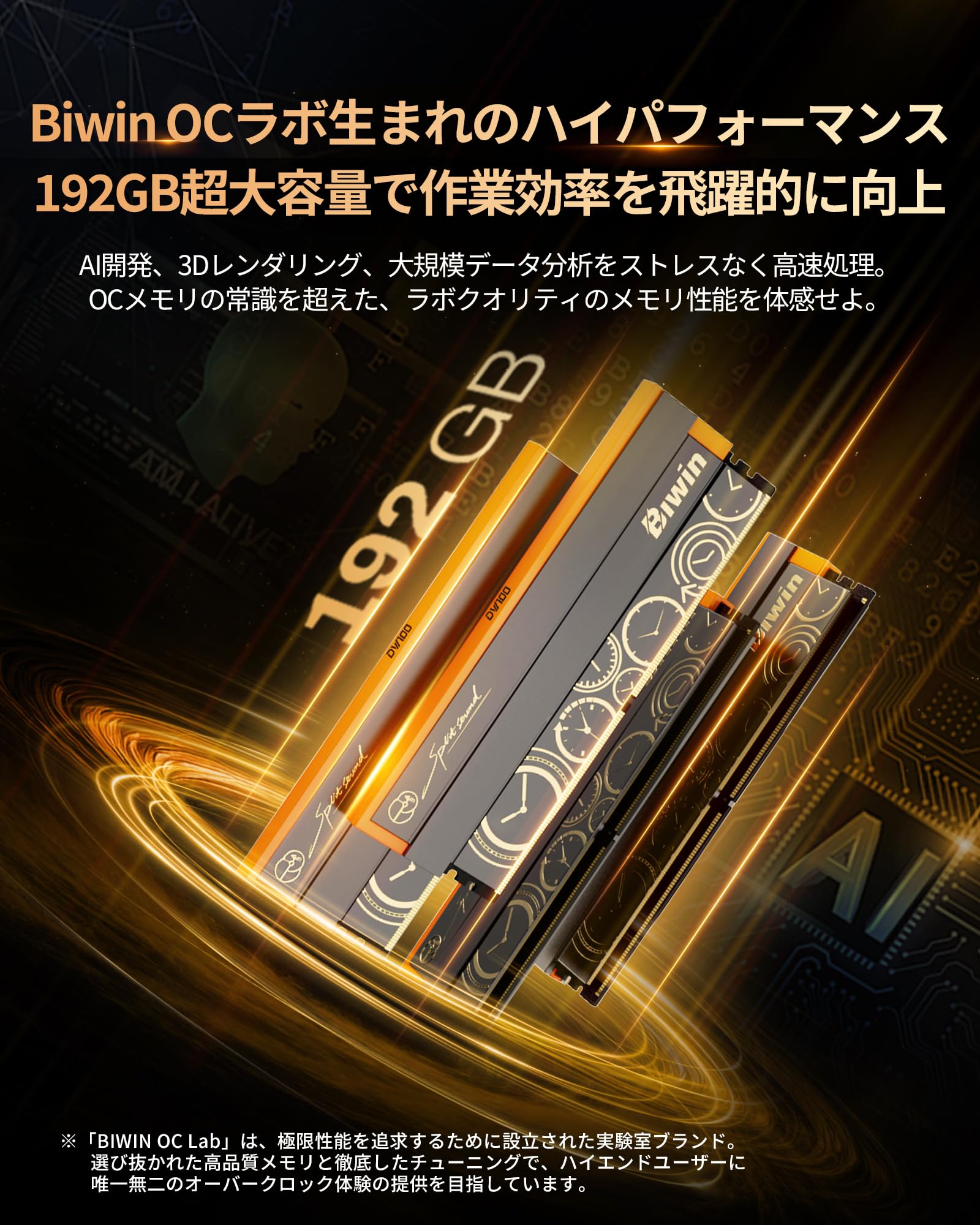 Amazon.co.jp: Biwin DW100 DDR5 6000MT/s (PC5-48000) 192GB (48GB×4