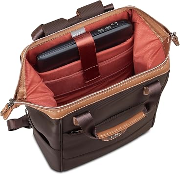 DELSEY PARIS Unisex's Chatelet 2.0 Tote Travel Backpack Bag, Chocolate Brown, M