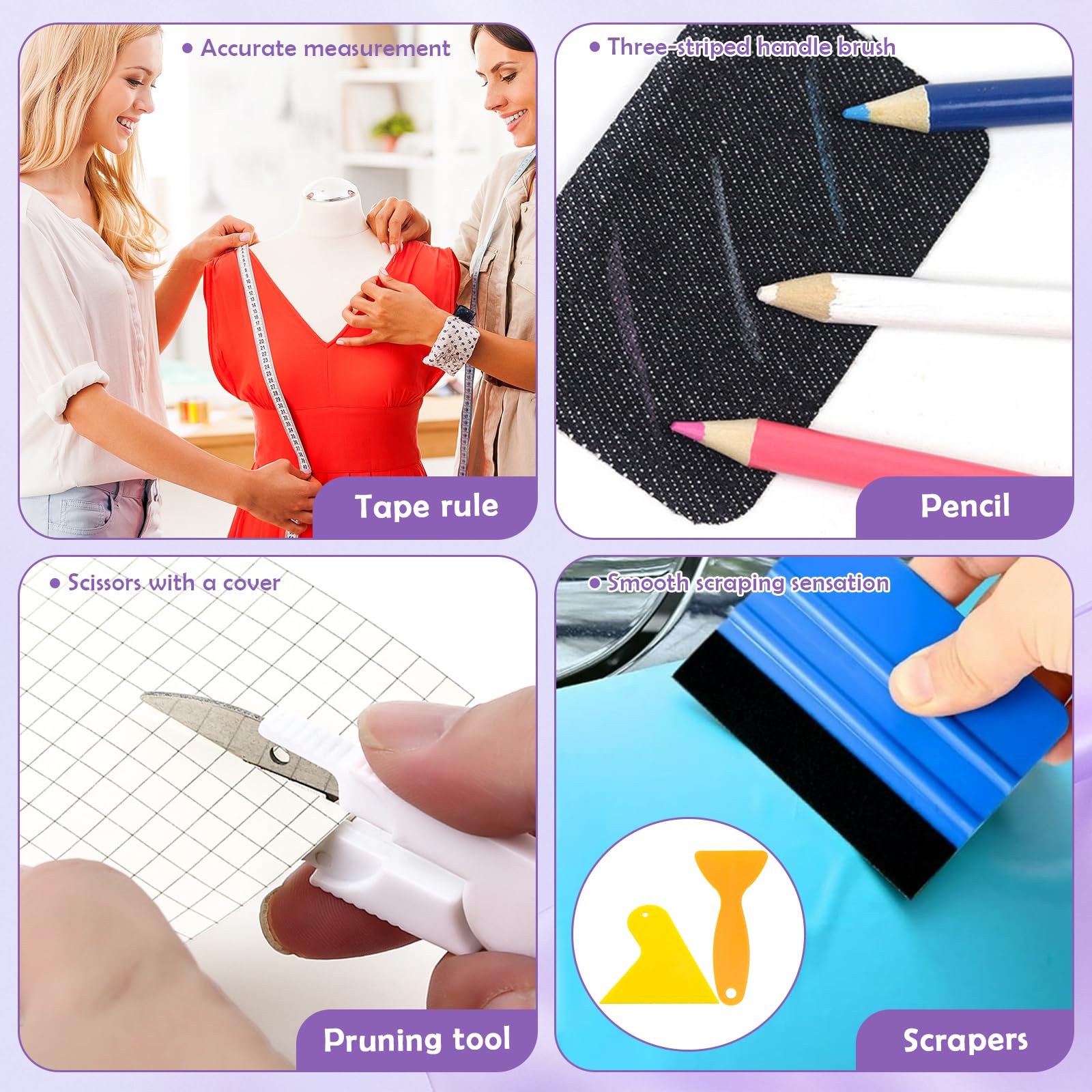 29 pezzi maglietta a sublimazione set di attrezzi per magliette, righello di allineamento, accessori con 3 pellicole di teflon per pressa di calore, 2 rotoli di nastro adesivo resistente al calore