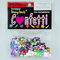 Vista 2 de Confeti Gingerbread Man Yummy Mix - 2 bolsas de media onza (1 oz) #9710 Q01