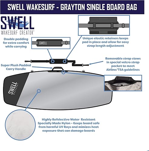 Miniatura 6 de SWELL Wakesurf Grayton Wakesurf - Bolsa de viaje para wakesurf