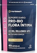 Pro-bio Woman Intimate Flora 22 Billion CFU with Cranberry | Inner Balance with Lactobacillus Reuteri + Lingonberry Extract | by Horbaach