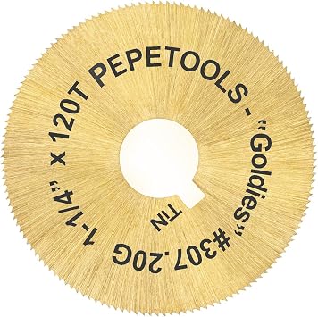 PepeTools JRM2 1.25 inch Large Blade TiN Coated "Goldies" 307.20G