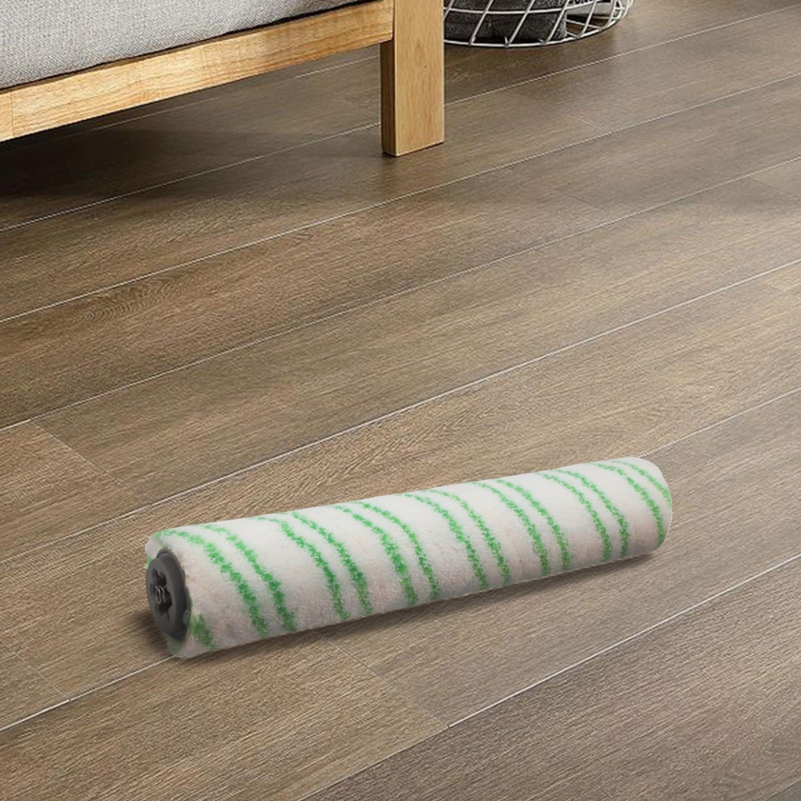 Walzen-Bürsten-Set für Kärcher BR 30/4 BR30/4C schnurlose Hartböden, Mikrofaserrolle 4.762-453.0 für Kärcher BR 30/4 Scheuertrockner (C)