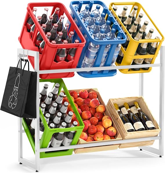 Heldenwunder Estantería para 6 Cajas de Bebidas, Metal 2 Gan