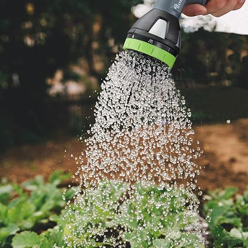 Miniatura 8 de YESTAR Juego de boquillas de metal para manguera, rociador de agua de jardín, alta presión y 8 patrones de riego ajustables para regar plantas,