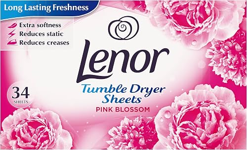 Lenor Tumble Dryer Sheets Sparkling 34's