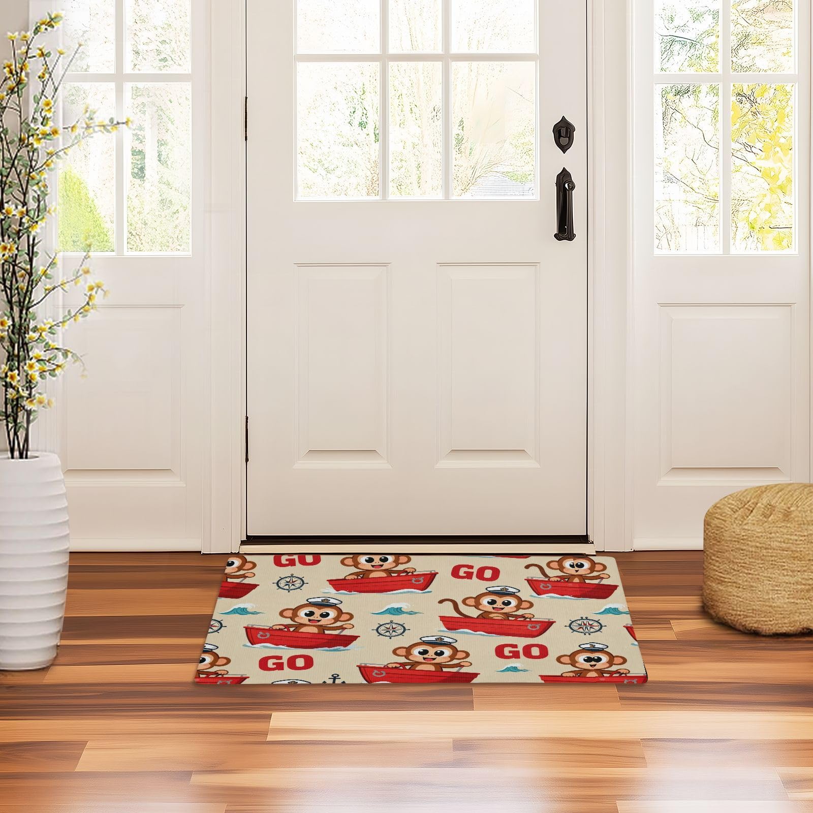 Tapis de sol anti-poussière 81x51cm fin et antidérapant pour entrée