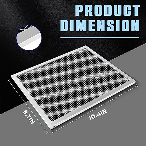 Miniatura 3 de 97007696 41F Filtro de campana extractora de 10.5 x 8.8 pulgadas de repuesto para filtro de campana extractora Bro.an – Filtro de grasa de cocina
