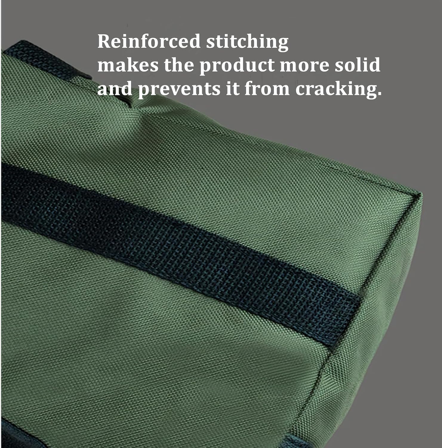 900D Oxford Outdoor Shooting Rest Bags Front & Rear Shooting Bags SandBag Stand Holders for Shooting Hunting Target- Unfilled-Green - Image 6