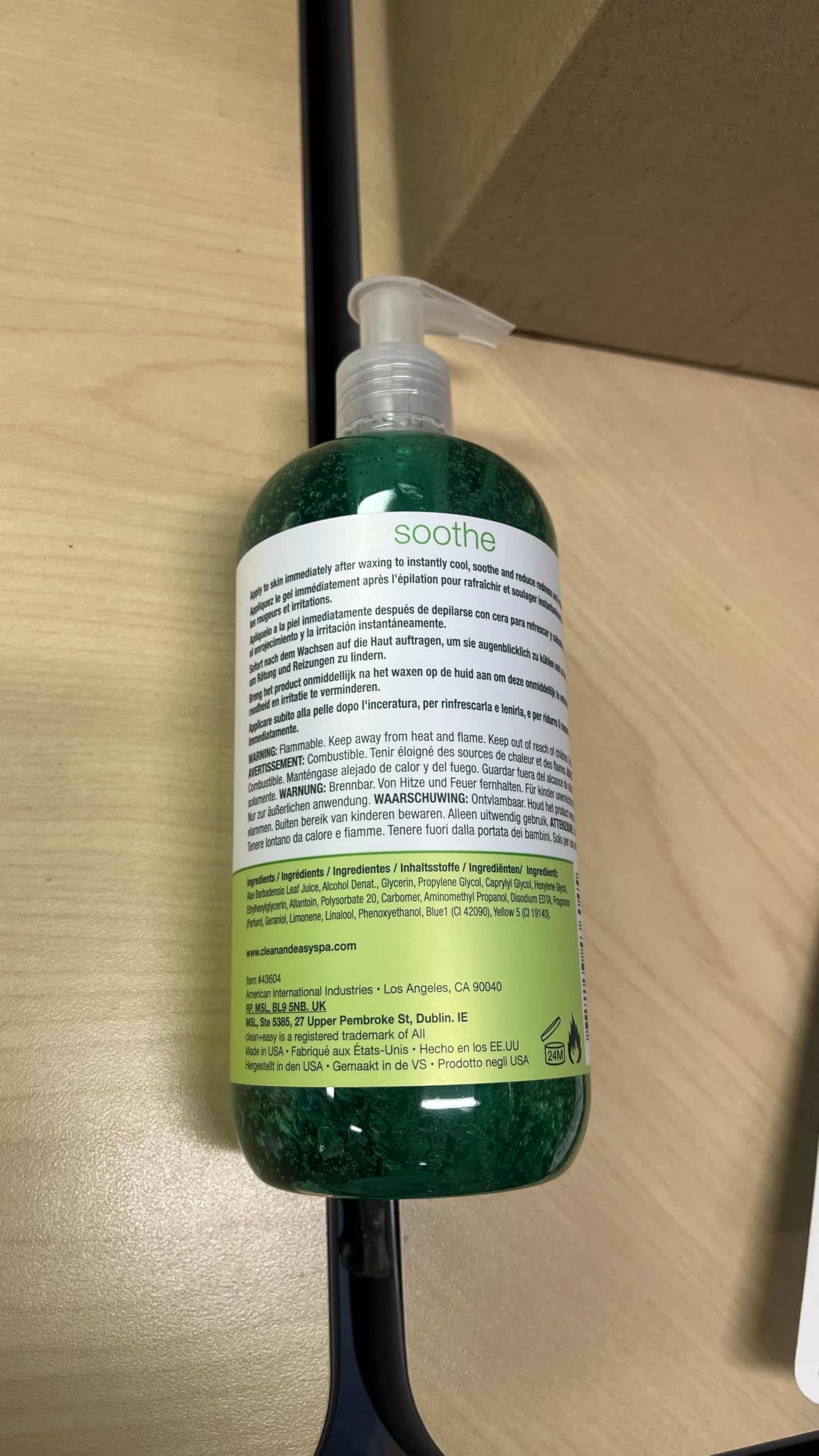 Clean & Easy Soothe Soothing Gel 473ml – Ansicht 4