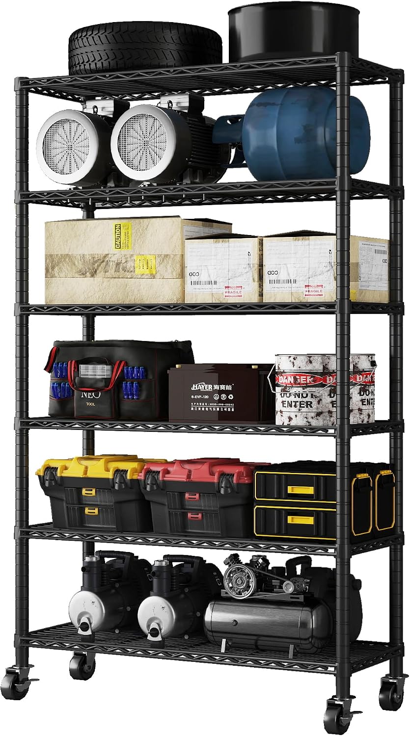 Amazon.com: EZPEAKS 6-Tier NSF Certified Storage Shelves, 18