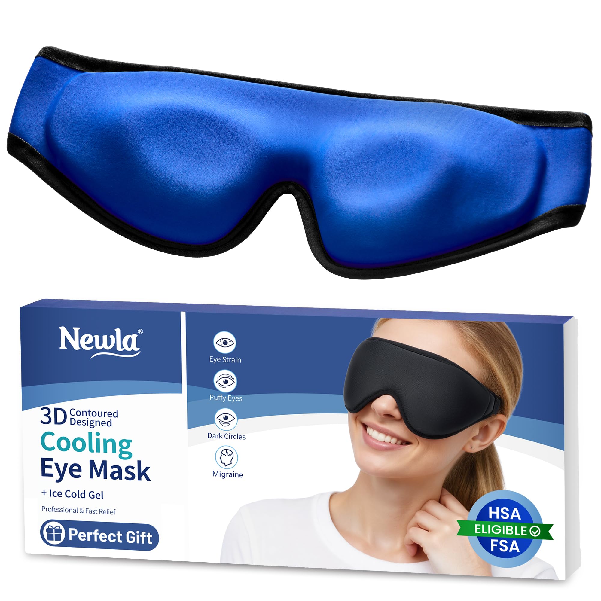 Newla Full-Eye Cooling Gel Mask