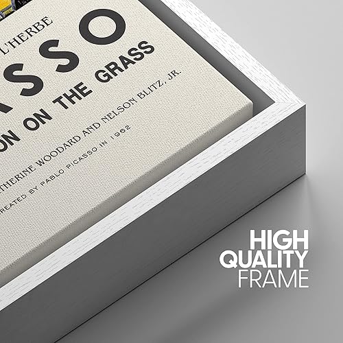 Miniatura 80 de IDEA4WALL - Lienzo enmarcado con impresión de arte abstracto listo para colgar en la pared de la sala y habitación Bs06-2103-famoso-m19