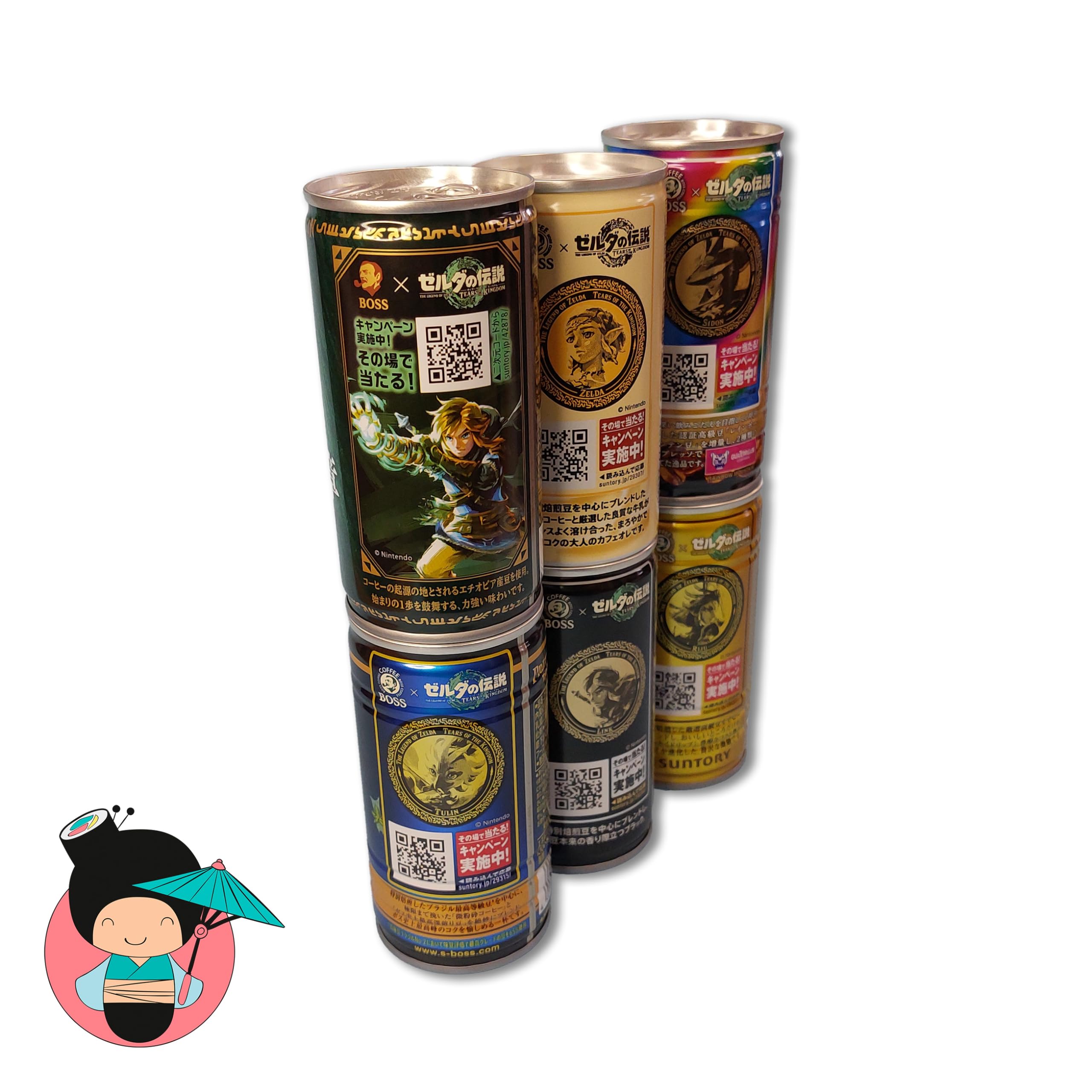 JAPON MARKET | Bundle de Café Japonés Legend of Zelda | Edición especial Degustación | Videojuegos | Natural | Para Amantes Del Café | Pack Exclusivo Zelda