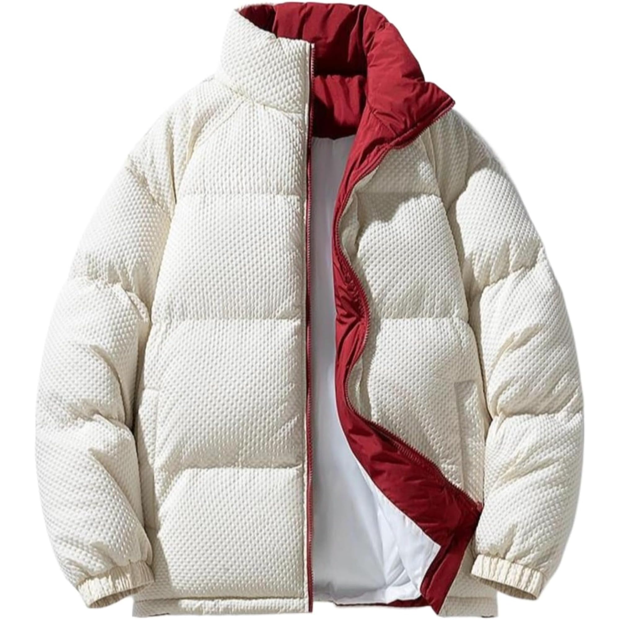 Manteau d'hiver épais doudoune imperméable homme coupe ample - 5