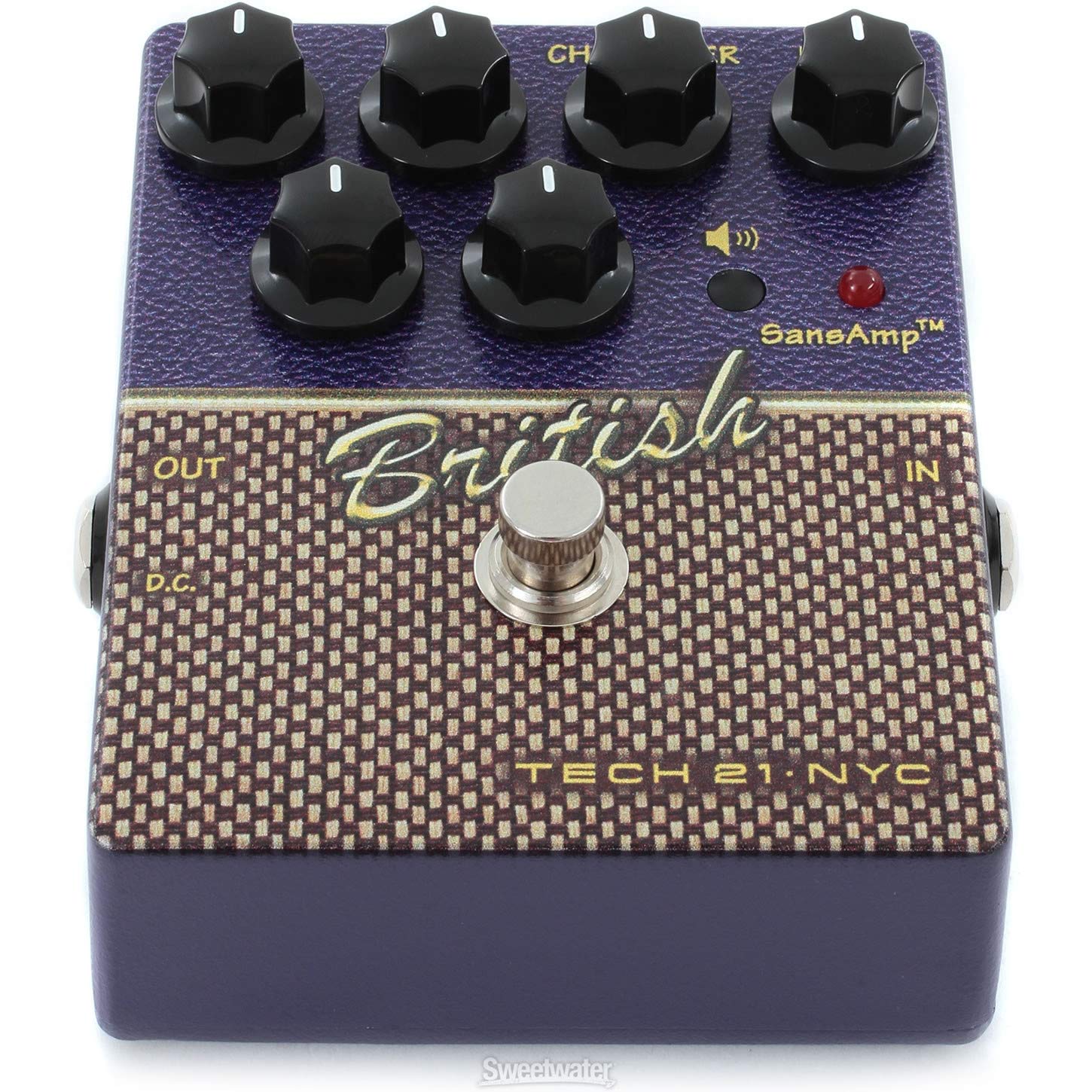 Tech 21 SansAmp Character Series British V2 Distortion Tech 21 SansAmp Character Series British V2 Distortion