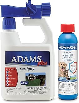 Adams Yard Spray + Shampoo Bundle