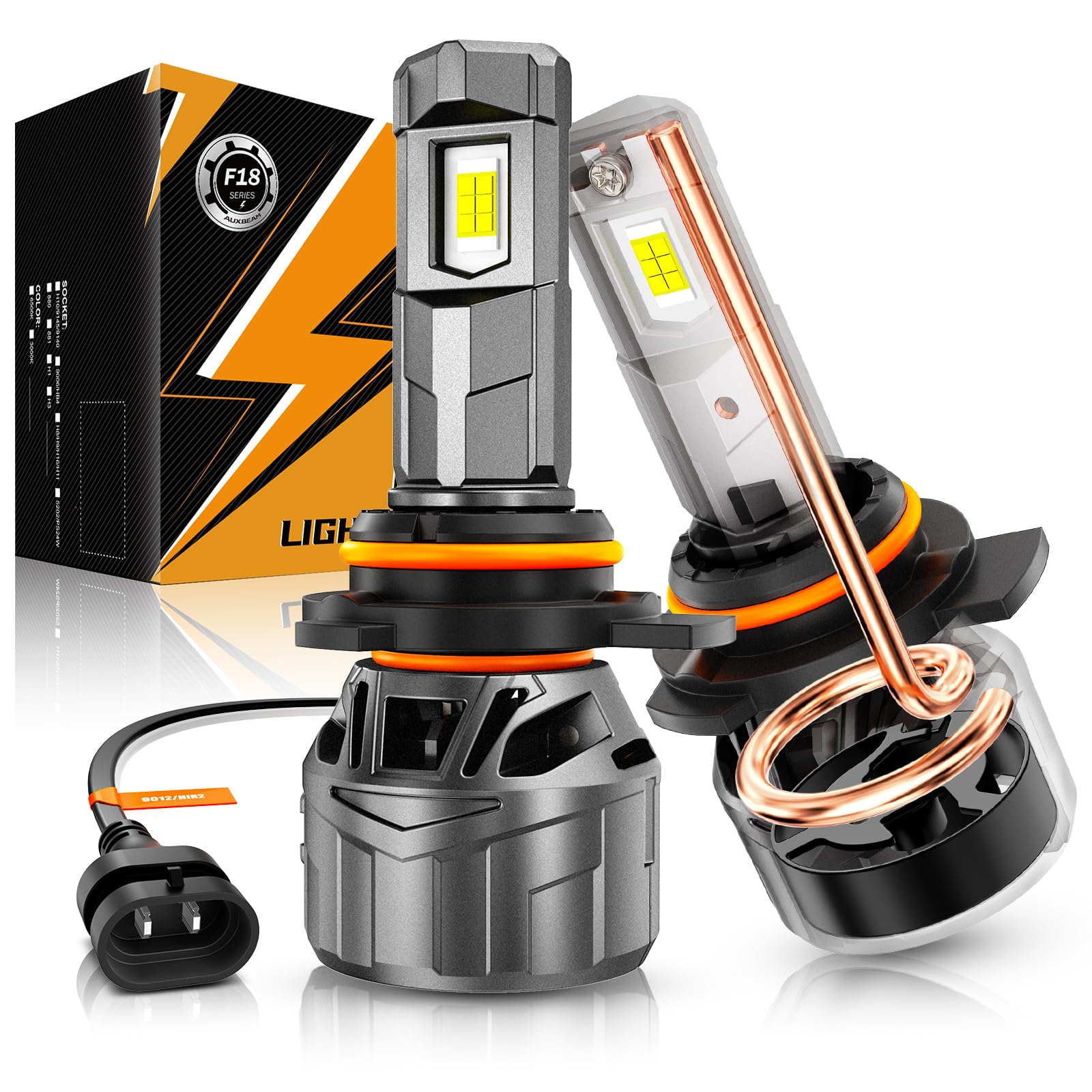 CREE COB 9006 HB4 9012 488W 48800LM LED Headlight Kit Low Beam Power Bulb 6500k 54817