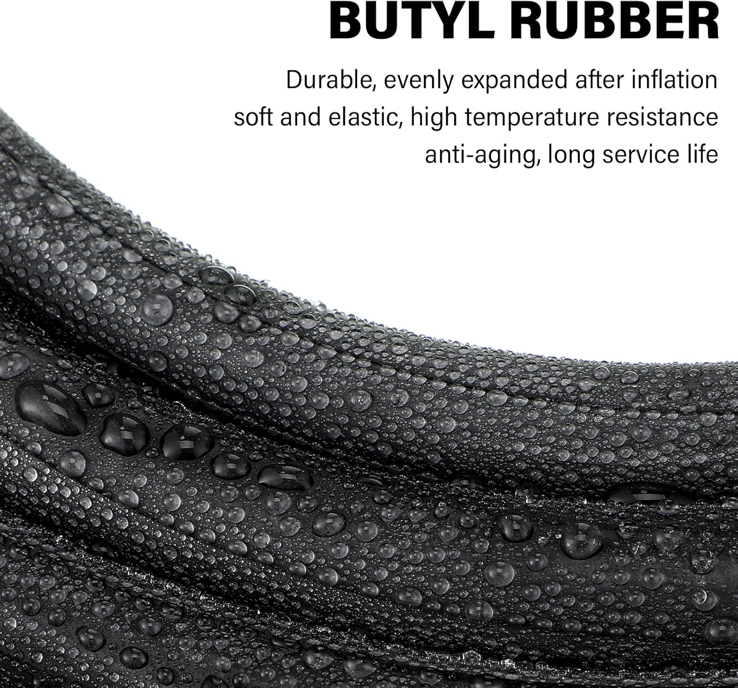 12 Pcs Road Bike Tube 700 x 20/25 C Butyl Bike Bicycle Inner Tube Replacement with 60 mm Valve